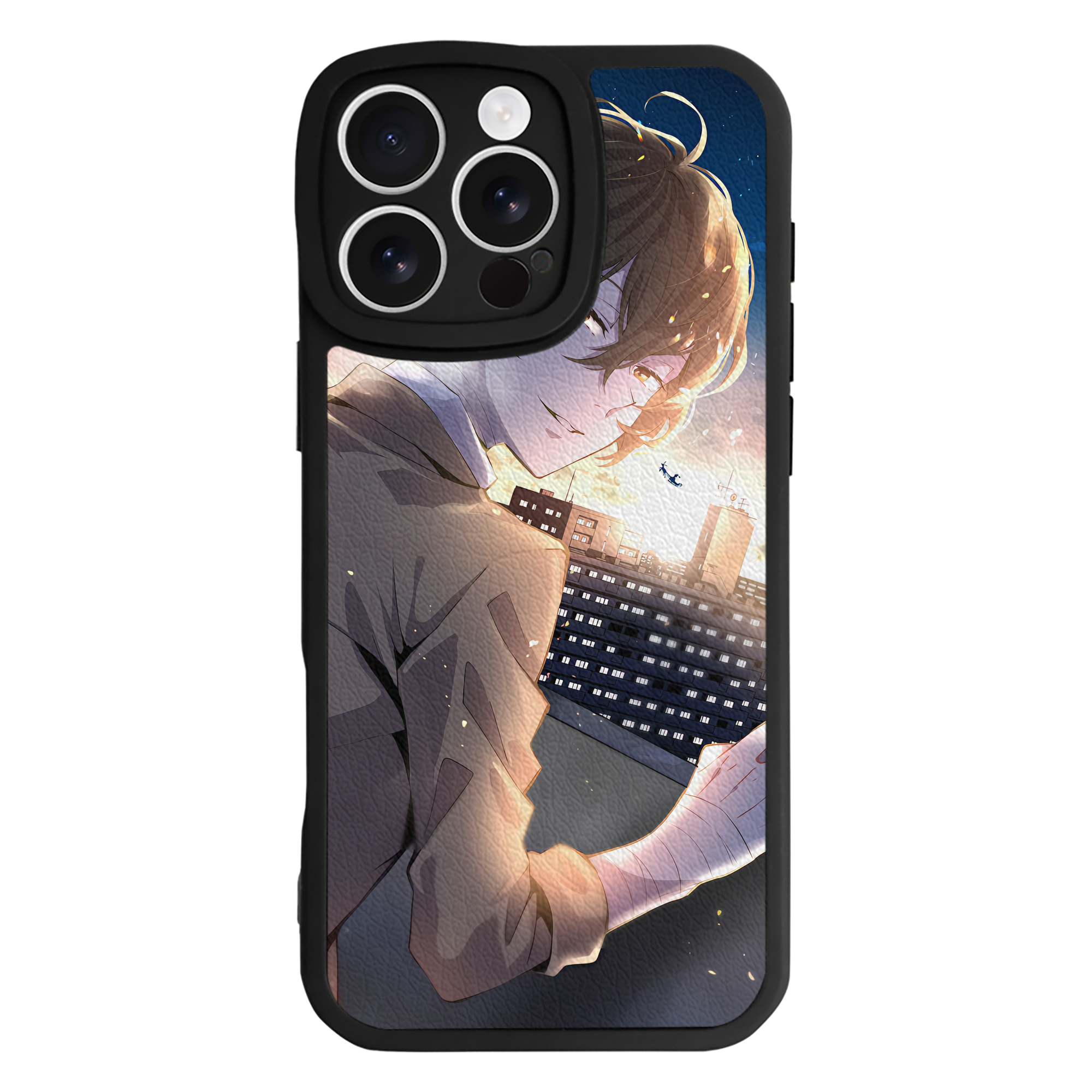 （画像用） 文豪ストレイドッグス Bungo Stray Dogs 【iPhone 16シリーズ対応】シリコンスマホケース（レザー調） 材質：シリコン